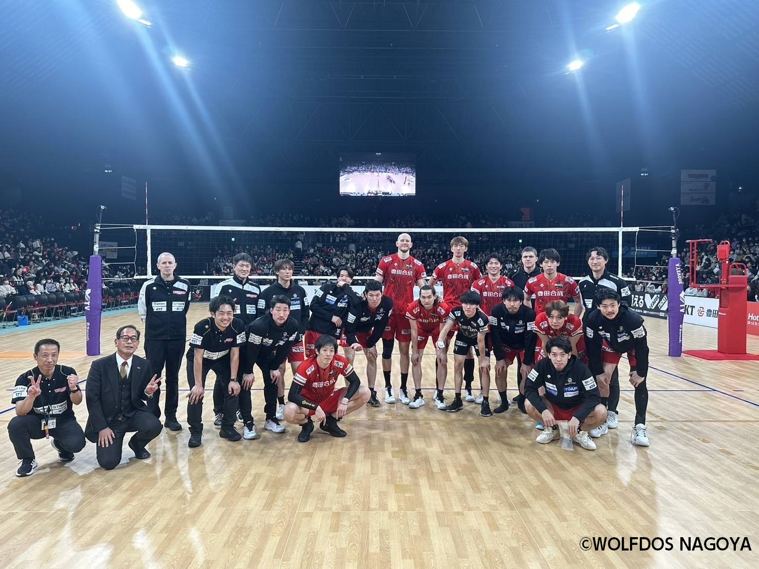 V1男子】ウルフドッグス名古屋が V・ファイナルステージ進出決定